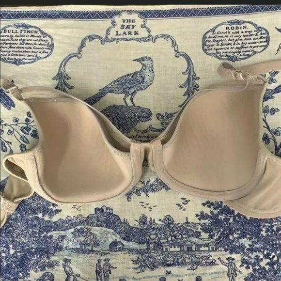 B.Temptd Woman's Tan Thin Padded Underwire Bra Size 34D - Picture 7 of 8